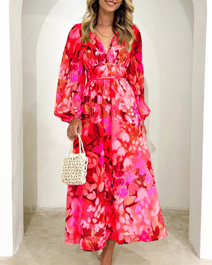 Elvira | Women's Long Boho Style Maxi Dress