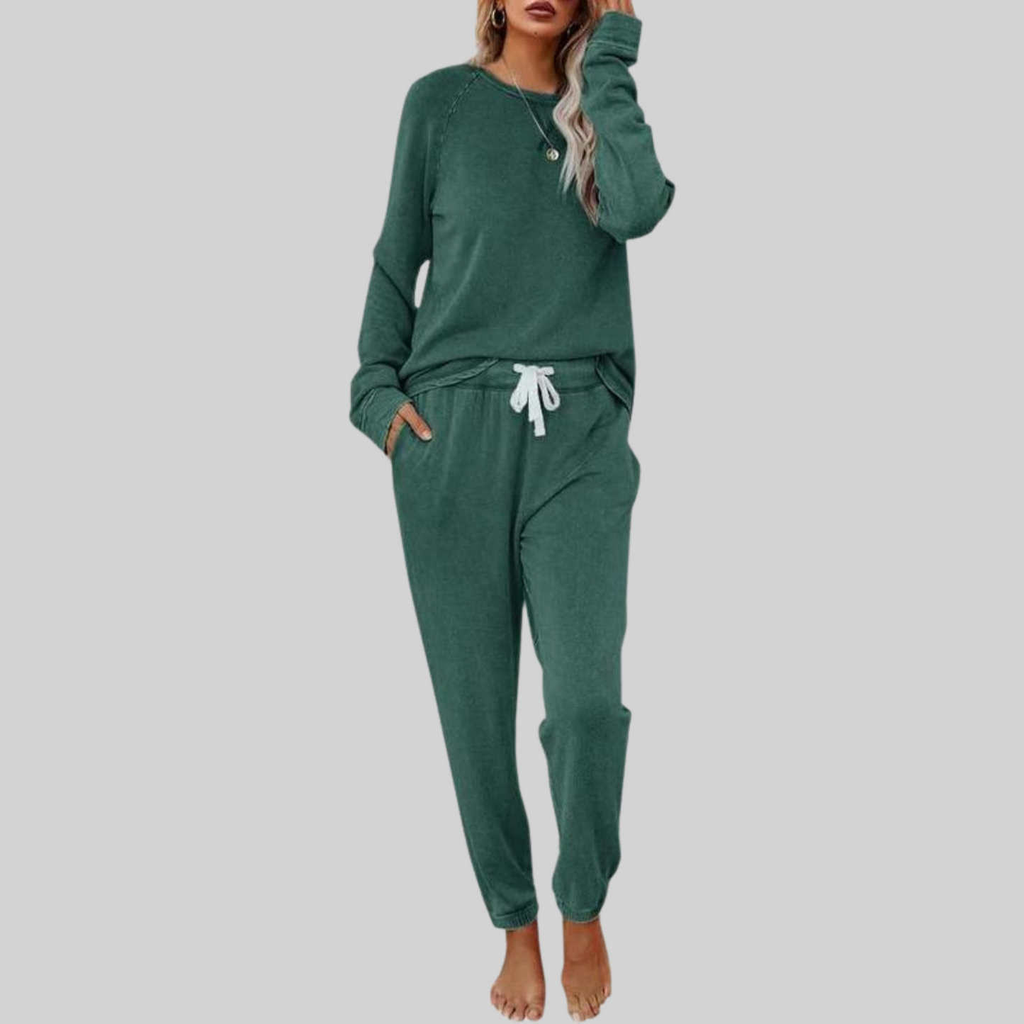 Josie | Women's Casual Long Sleeve & Sweatpants Set