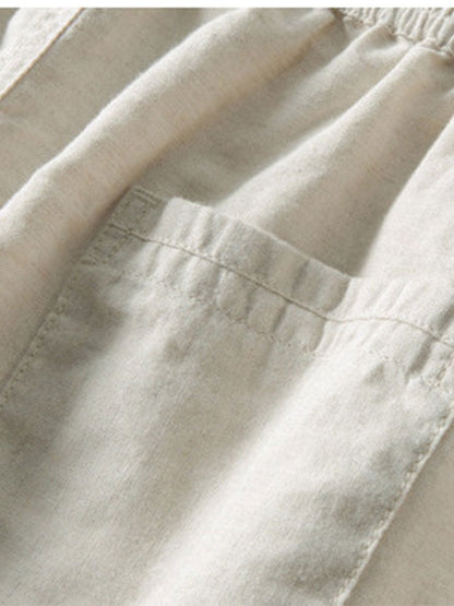 Men's Button-Up Shirt and Straight Leg Trousers in Blend