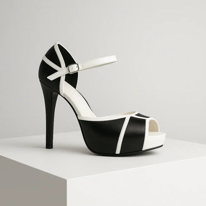 Val | Women's Cushioned Open-Toe Elegant Heels with Arch Support