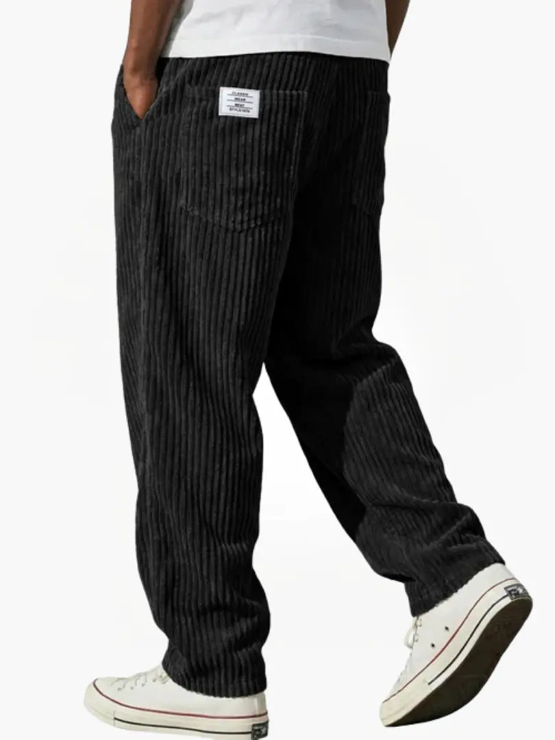 Laurent Monaco | Men's Trousers with Pockets and Drawstring