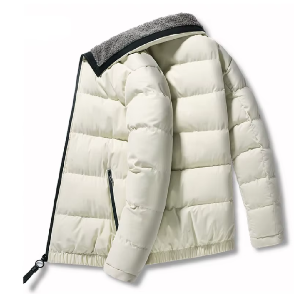 Men's Premium Padded Winter Jacket with Long Sleeve