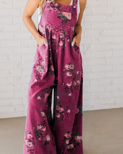 Mirona | Women's Casual Denim Overall with Pockets