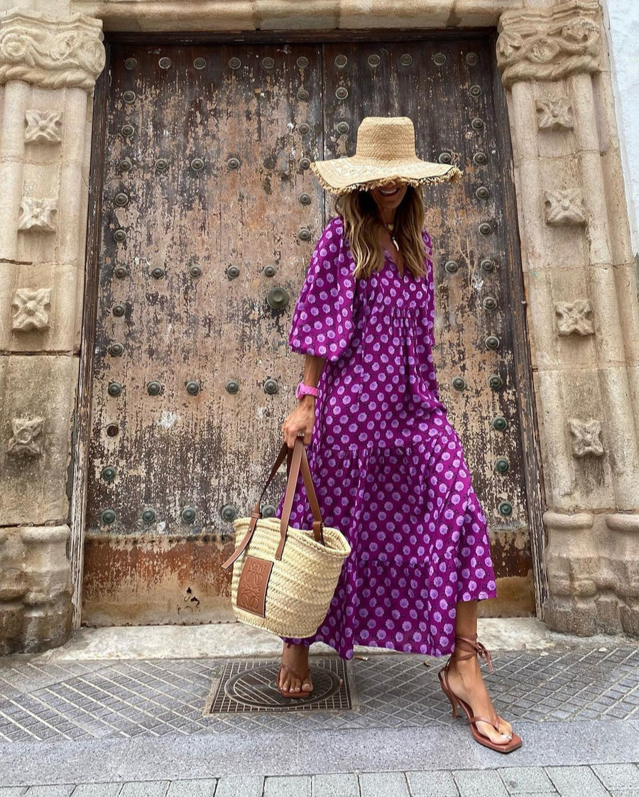 Elin | Women's Boho Maxi Dress