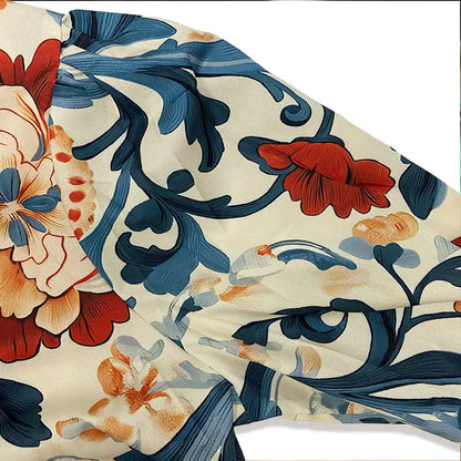 Serenity | Women's Classy Vintage Floral Printed Blouse