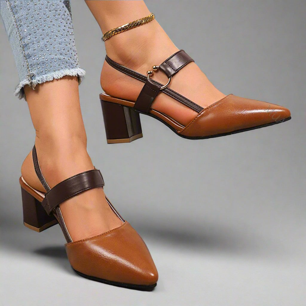Women's Cushioned Pointed-Toe Avalina Elegant Stiletto Heels with Arch Support