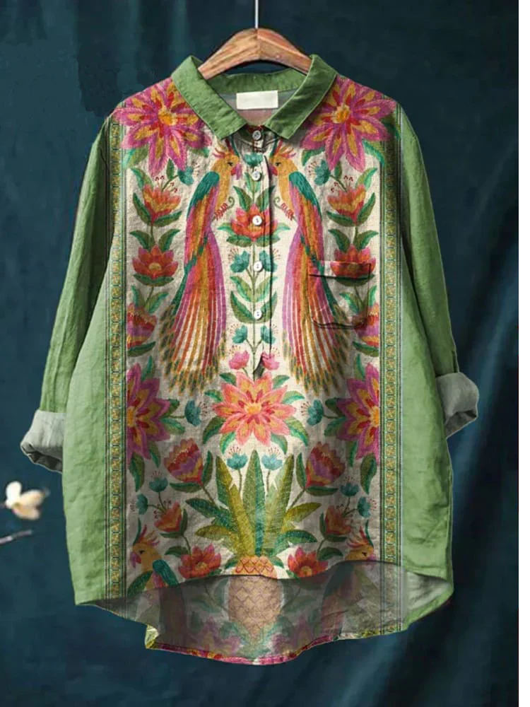 Hippie | Longline Peace Art Shirt