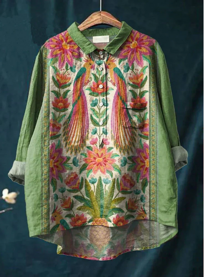 Hippie | Longline Peace Art Shirt