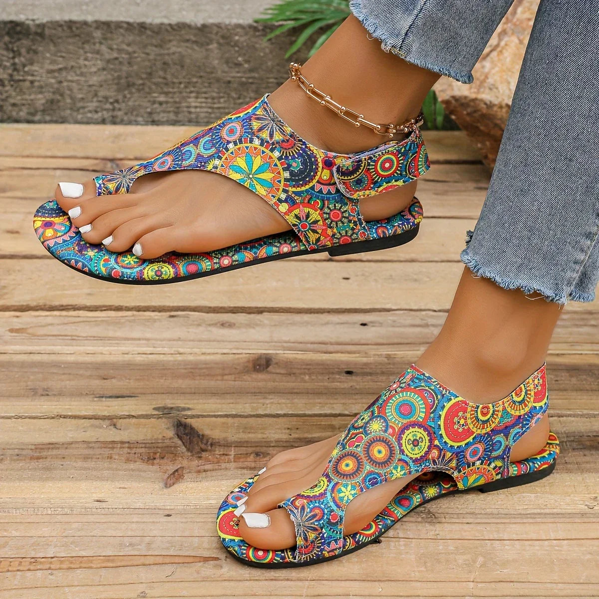 Rosa | Women's Breathable Open-Toe Vintage Bohemian Sandals