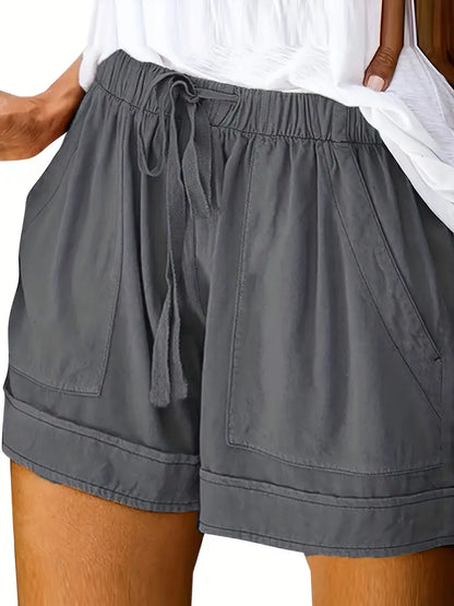 Denzel | Women's Casual Summer Drawstring Shorts