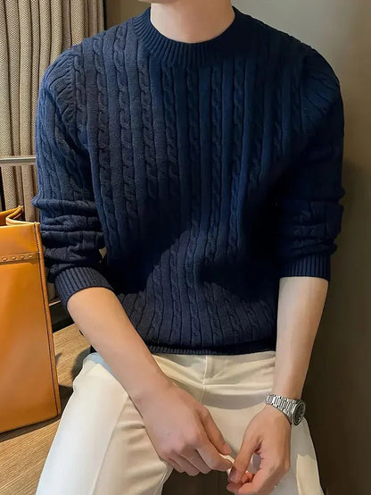 Men's Brit & Boho | Cable Jumper with Long Sleeve