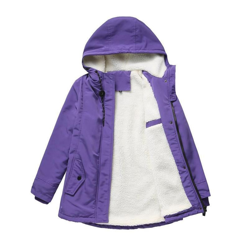 Helen | Cozy Quilted Winter Coat with Hood