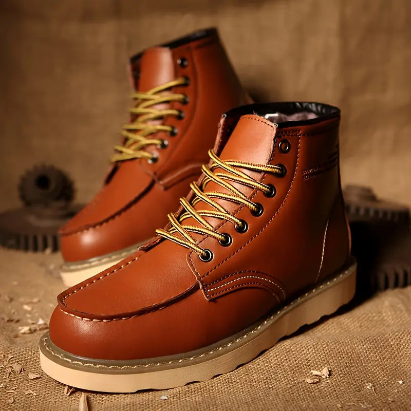 Jakob | Men's Cushioned Lace-Up Retro Boots