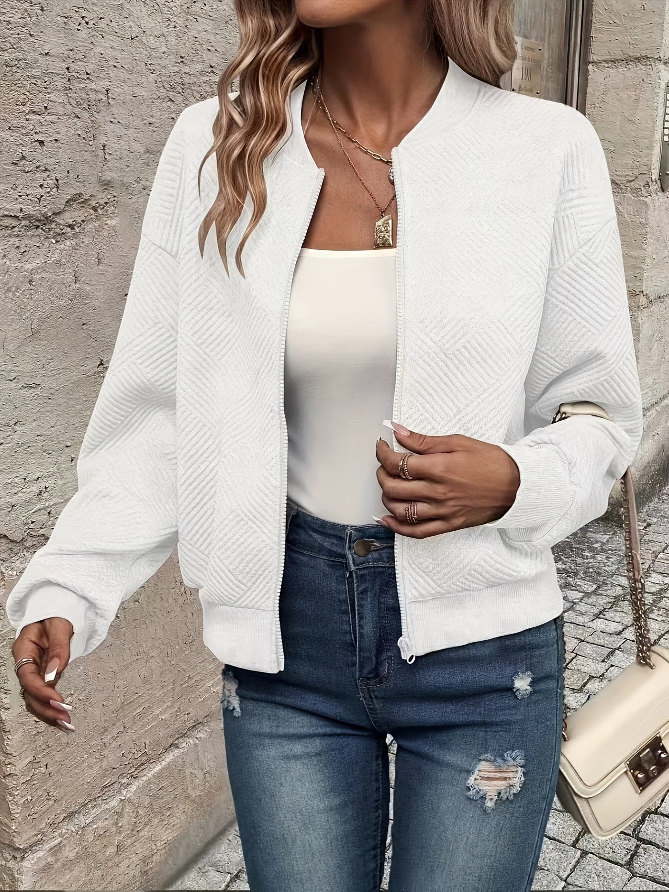Isla | Women's Relaxed Lightweight Zip-Up Jacket