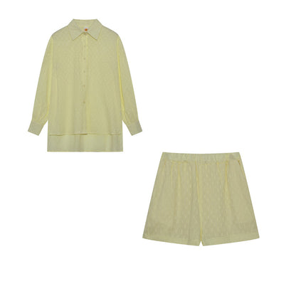 Maud | Women's Longline Stylish Shirt & Shorts Set