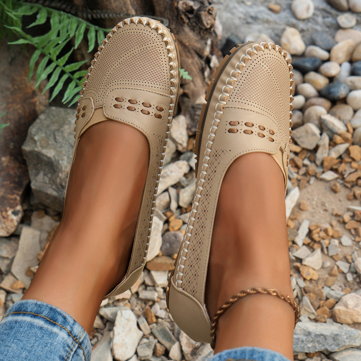 Susan | Women's Cushioned Slip-On Orthopedic Flat Shoes with Arch Support