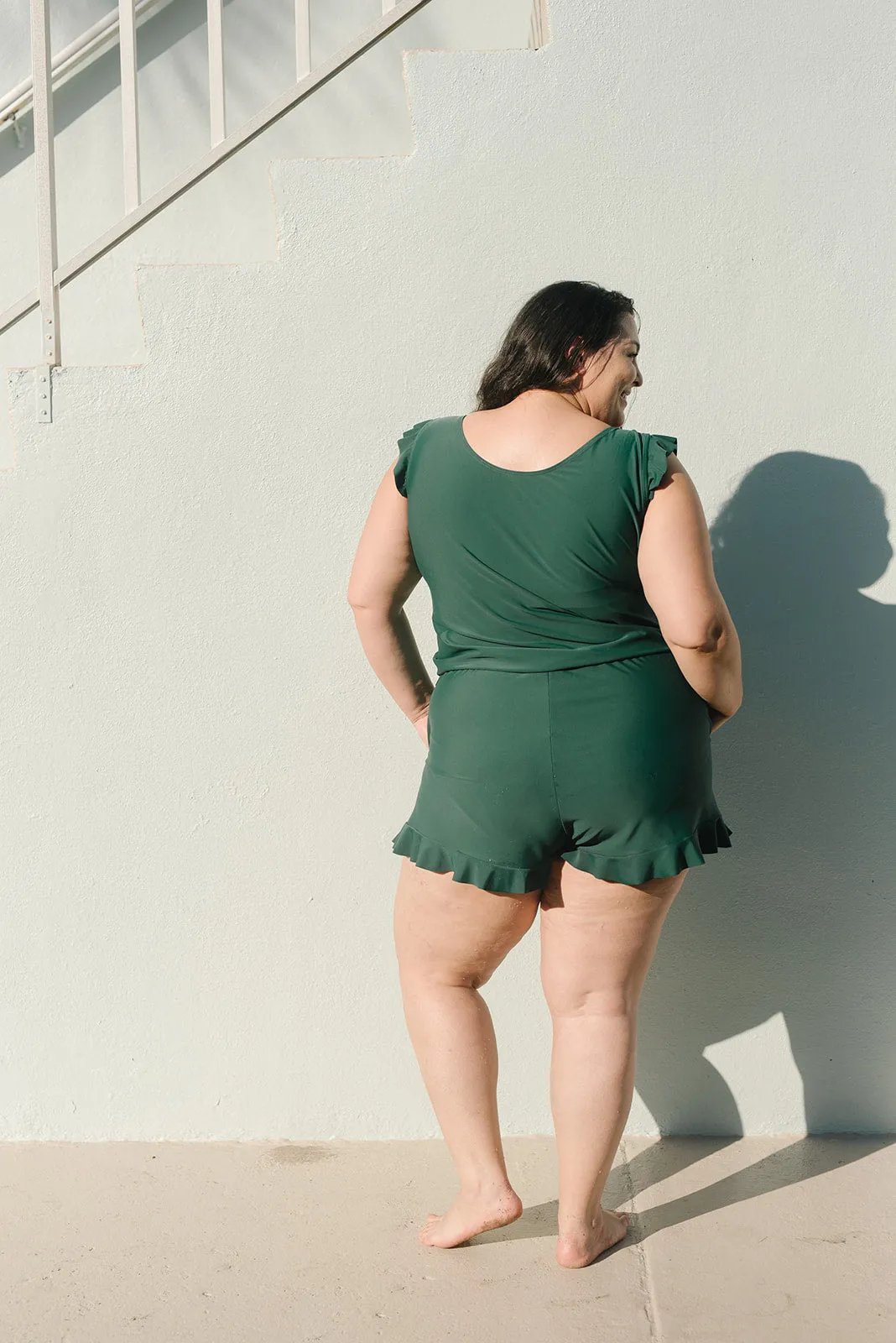 Reana | Women's Ruffled Swimsuit with Bust Support