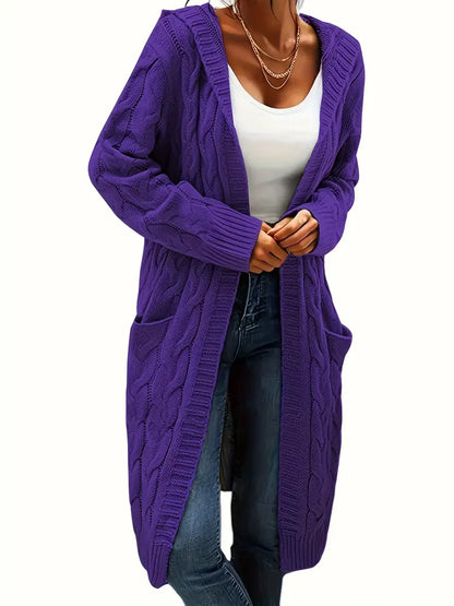Navya | Longline Relaxed Women’s Casual Cardigan with Pockets