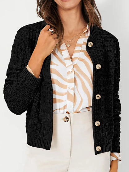 Harper | Women's Cardigan with Button Placket