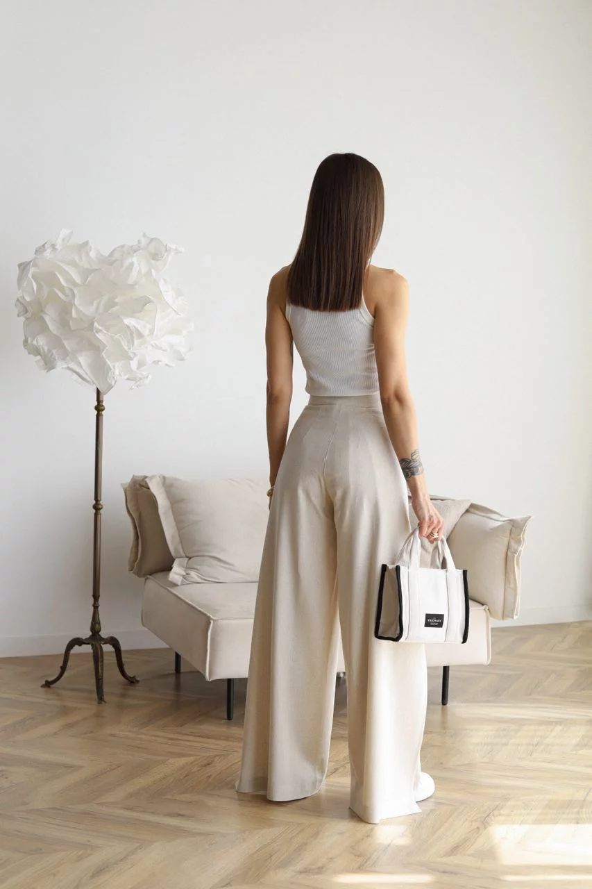 Marika | Women's Wide Trousers with Pockets