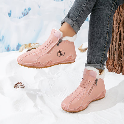 Léa | Women's Orthopedic Lace-Up Ergonomic Winter Comfort Ankle Boots