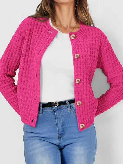 Harper | Women's Cardigan with Button Placket