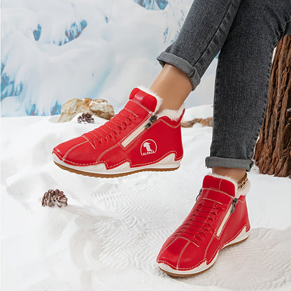 Léa | Women's Orthopedic Lace-Up Ergonomic Winter Comfort Ankle Boots