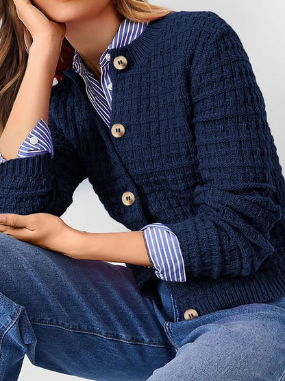 Harper | Women's Cardigan with Button Placket