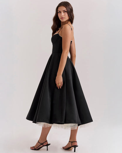 Ophira | Women's Classy Corset Midi Dress