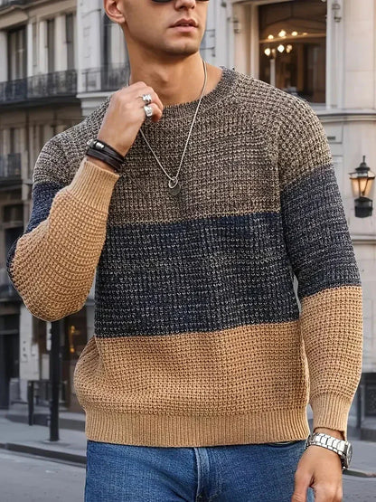 Men's Brit & Boho | The Orion Geometric Jumper