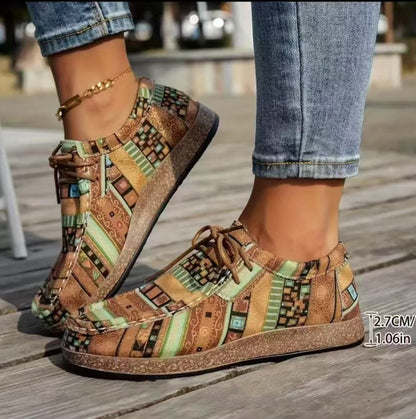 Mira | Cushioned Slip-On Vintage Orthopedic Shoes