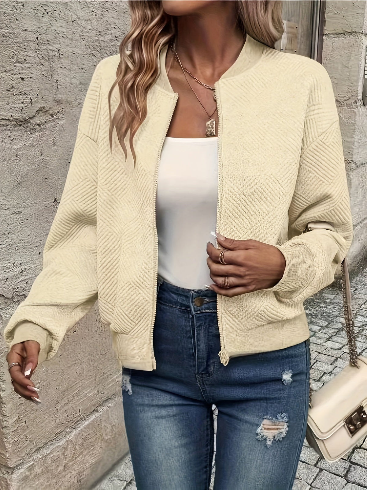 Isla | Women's Relaxed Lightweight Zip-Up Jacket