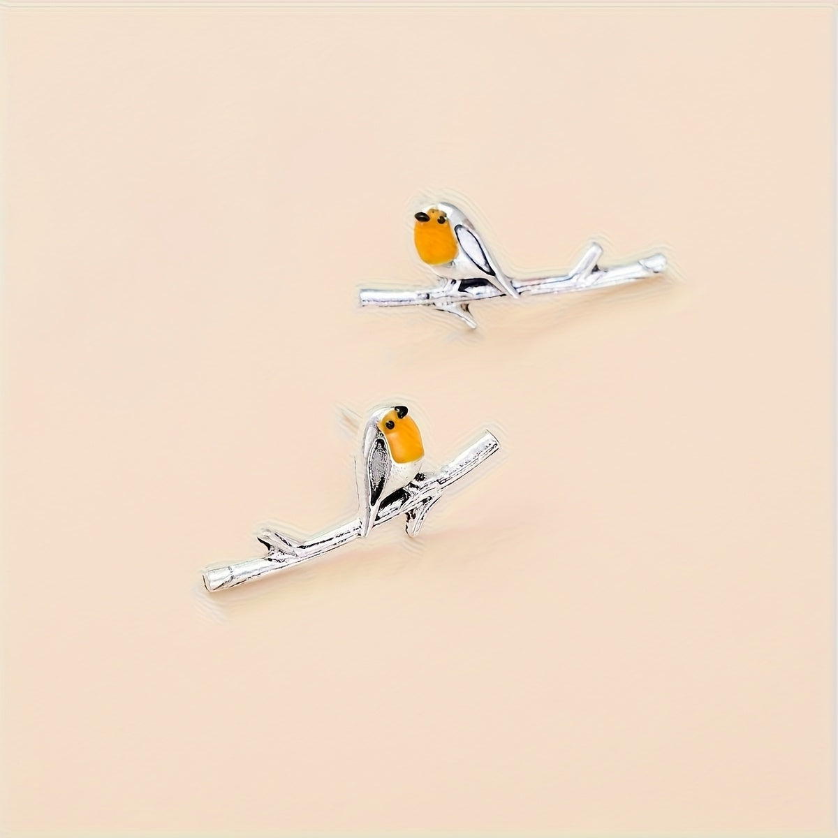 Playful Bird-Inspired Earrings