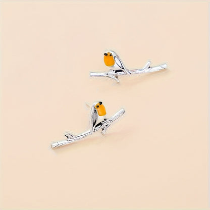 Playful Bird-Inspired Earrings
