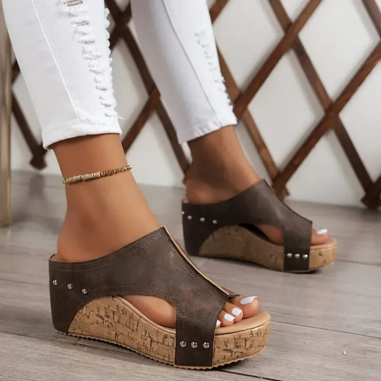 Women's Breathable Open-Toe Melissa Orthopedic Sandals with Arch Support