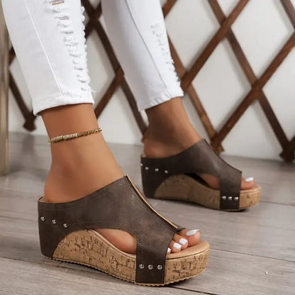 Women's Breathable Open-Toe Melissa Orthopedic Sandals with Arch Support