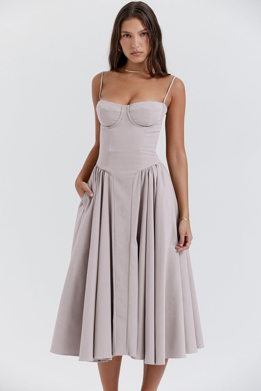 Kiki | Women's Retro Midi Dress