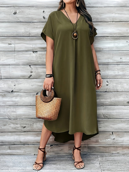 Gwendie | Women's Flowing Comfort Midi Dress