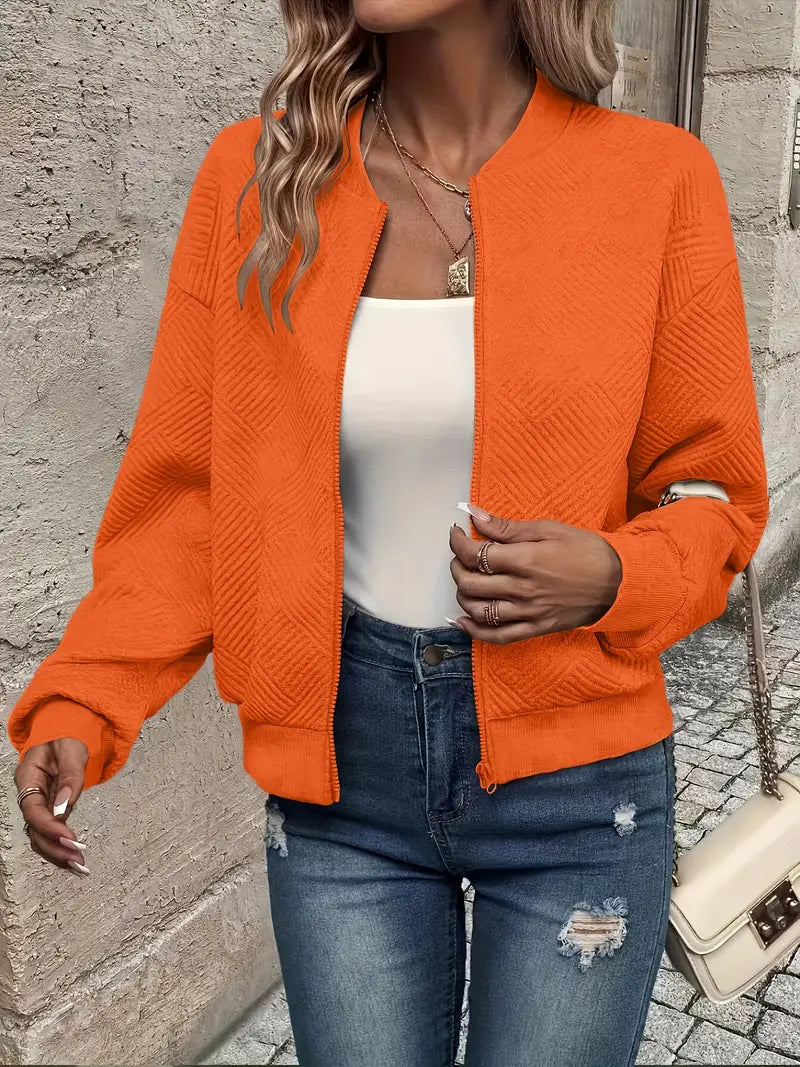 Isla | Women's Relaxed Lightweight Zip-Up Jacket
