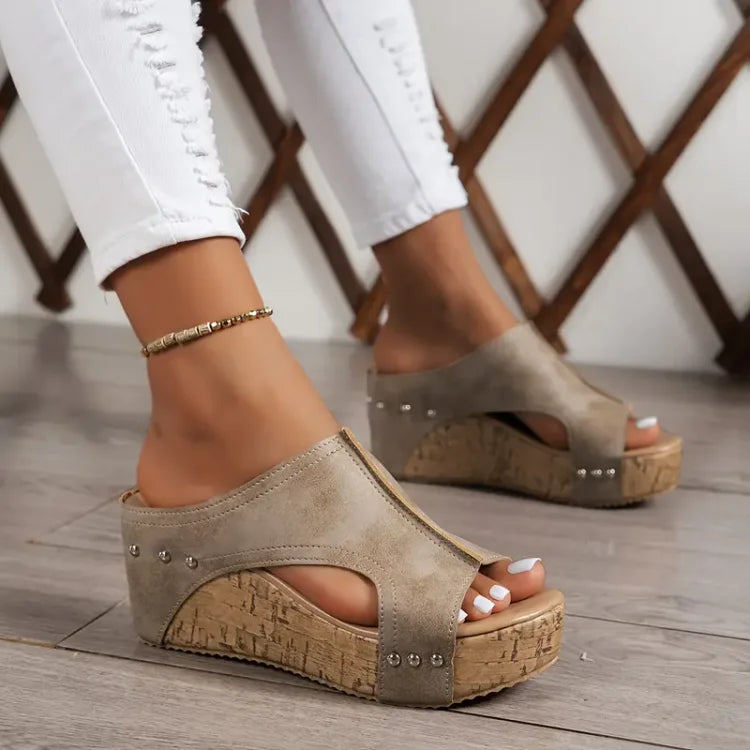Women's Breathable Open-Toe Clarissa Orthopedic Sandals with Arch Support