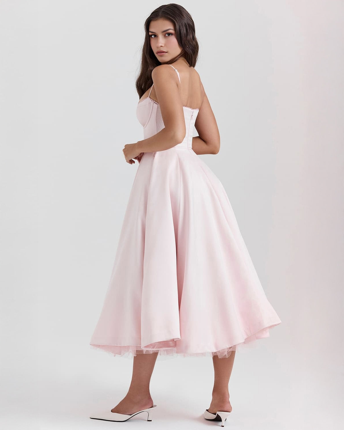 Ophira | Women's Classy Corset Midi Dress