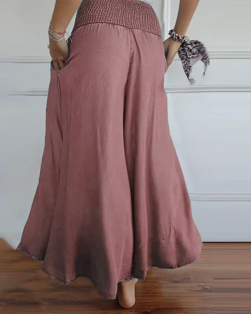 Irene | Women's Comfy Wide-Leg Trousers
