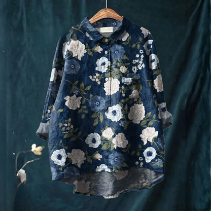 Tiziana | Women's Longline Patterned Shirt