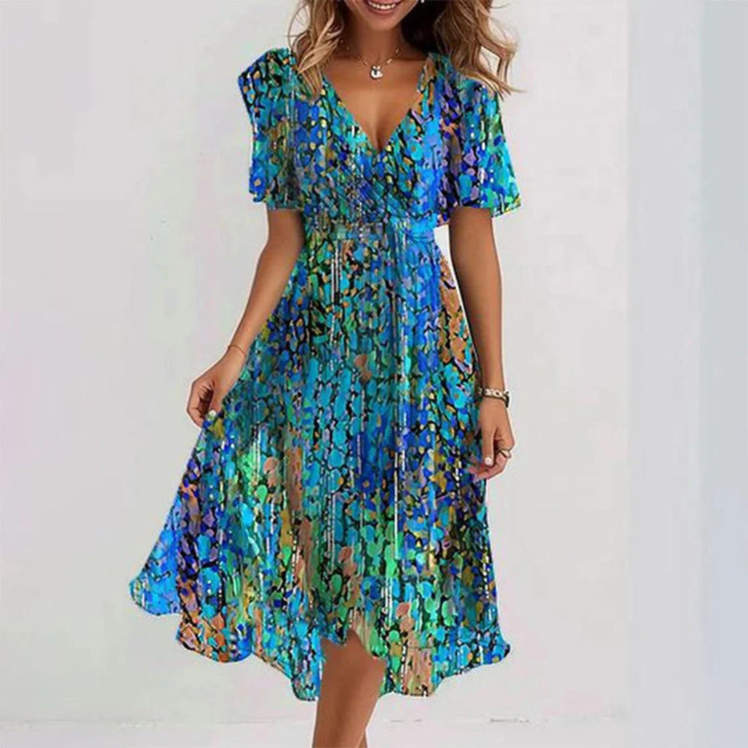 Naomie | Elegant Summer Midi Dress for Women