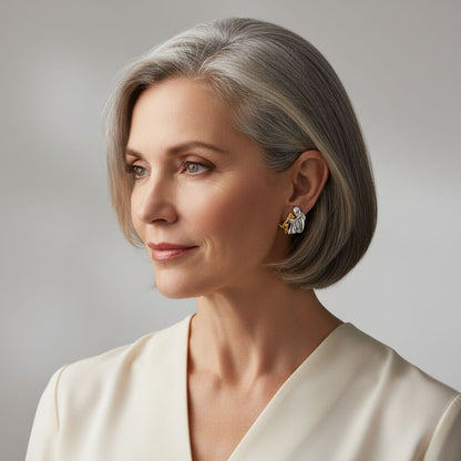 Lisa Dog-Themed Icon Earrings