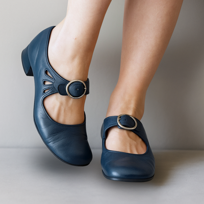 Meg | Women's Orthopedic Buckle Elegant Heels