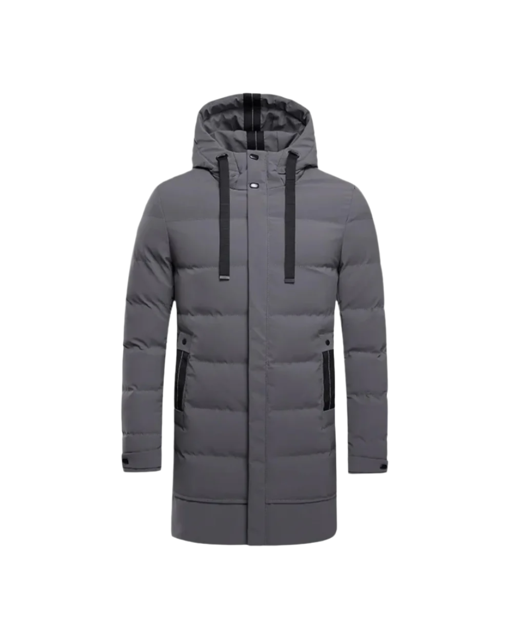 Men's Gianluca Long Winter Jacket with Long Sleeve