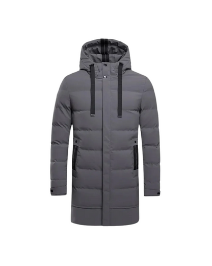 Men's Gianluca Long Winter Jacket with Long Sleeve