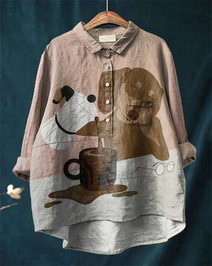Billy | Longline Dog Art Shirt
