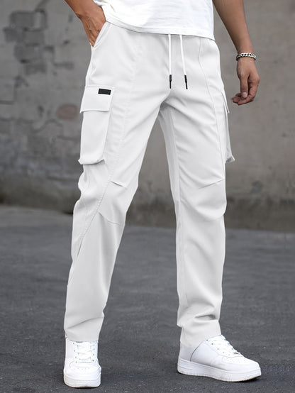 Sandro | Men's Casual Cargo Trousers with Pockets